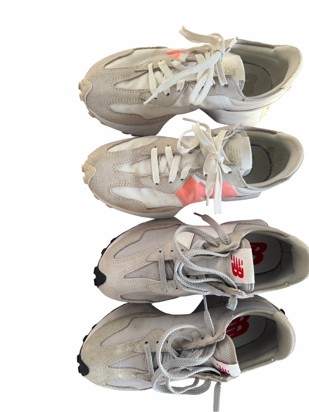 New Balance 327 sneakers lot of 2! Size 5.5 boys, 7 female
